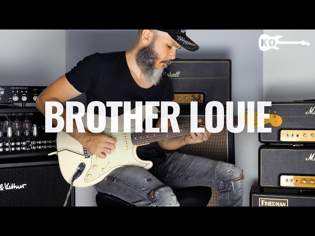 Modern Talking - Brother Louie - Guitar Cover by Kfir Ochaion - Fender American Vintage II '61 Strat