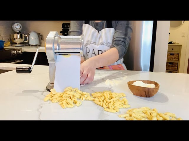 How to make Homemade Cavatelli with the Demetra Cavatelli Pasta Maker