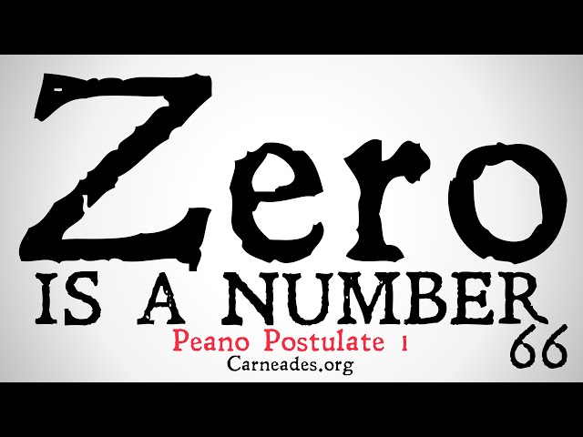 Zero is a Number (Peano Postulate 1)