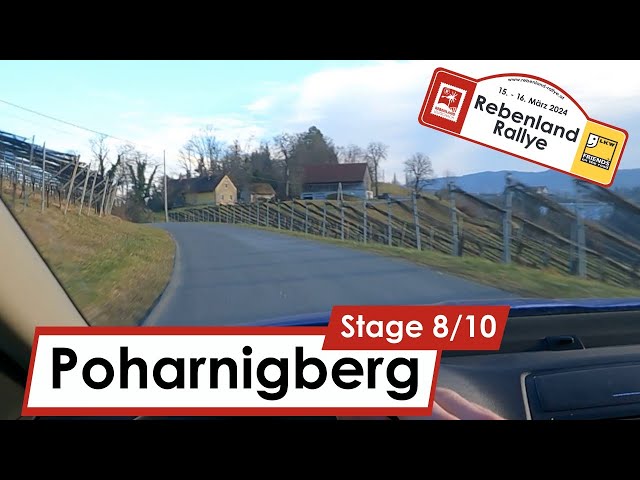 Rebenland Rallye 2024: Stage 8/10 Poharnigberg | POV Recce