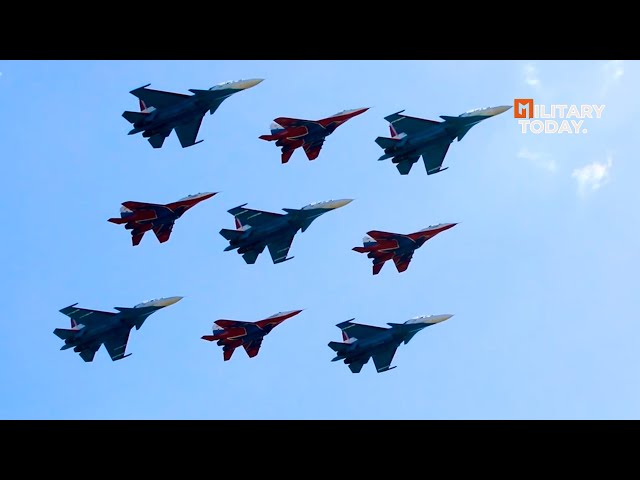 Russian Air Force Show Crazy Ability in Military Parade 2024