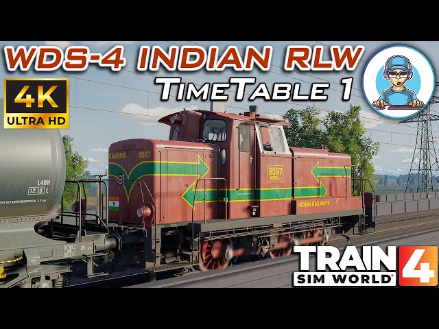 4K || WDS-4D Indian Railways TimeTable #1