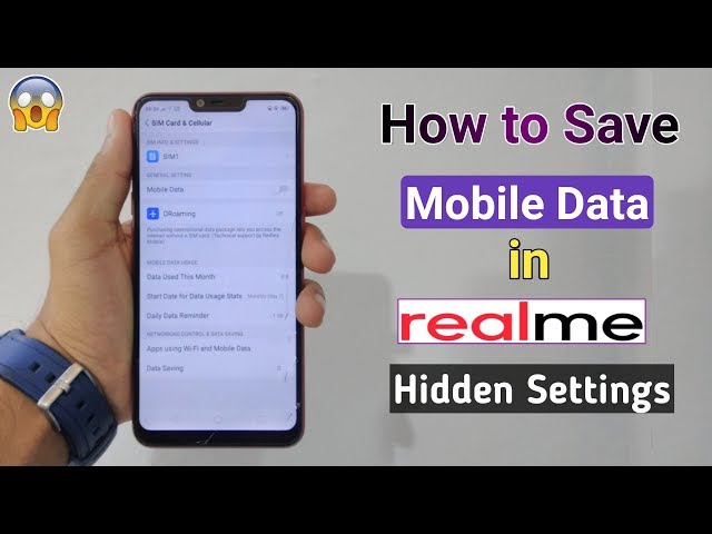 How to Save Mobile Data in All RealMe Devices, Hidden Settings (Must Know)