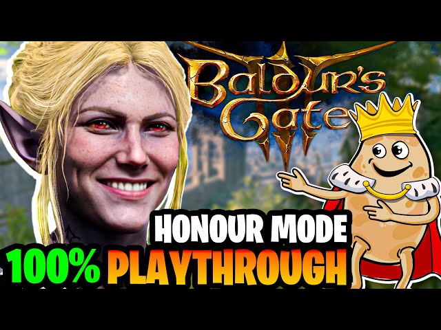 BG3 Honor Mode Playthrough 100% as The Good Guy - ACT 1 Finishing