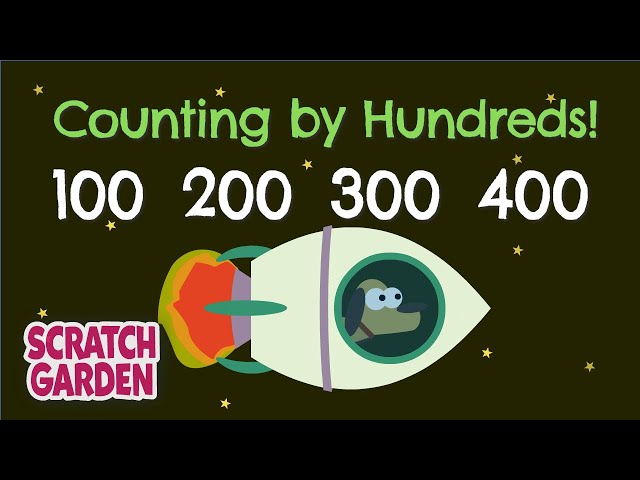 The Counting by Hundreds Song | Counting Songs | Scratch Garden
