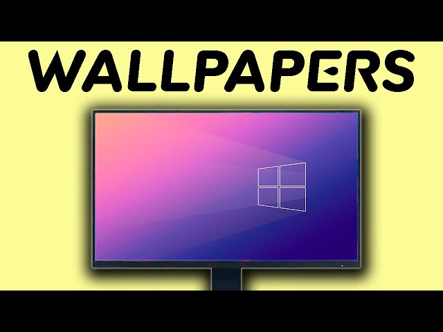 MEJORES WALLPAPERS para tu PC con Windows 11!