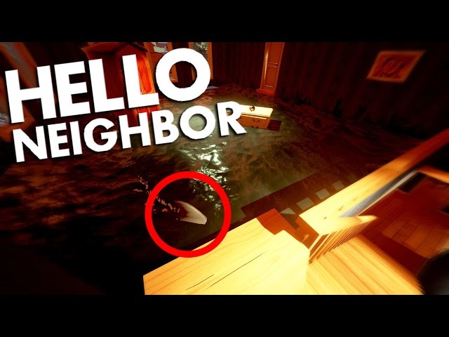 THERE'S A SHARK UPSTAIRS!? | NEW - Hello Neighbor Update