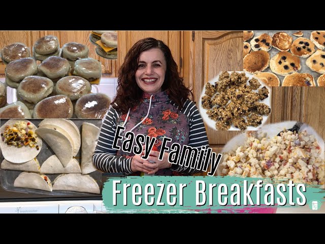 BREAKFAST FREEZER MEAL PREP | Once a Month