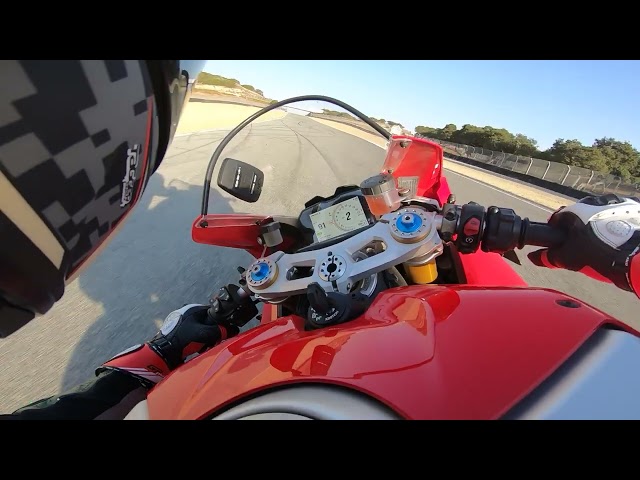 Ducati Panigale V4R Racing at Laguna Seca!