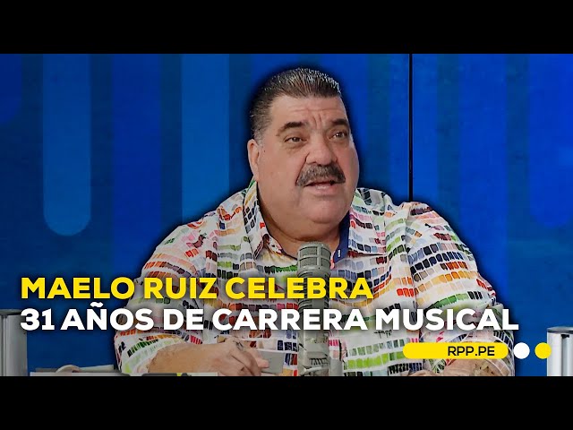 Maelo Ruiz llega a Lima a celebrar su 31 aniversario de carrera musical