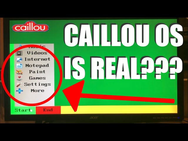 help i have caillou os