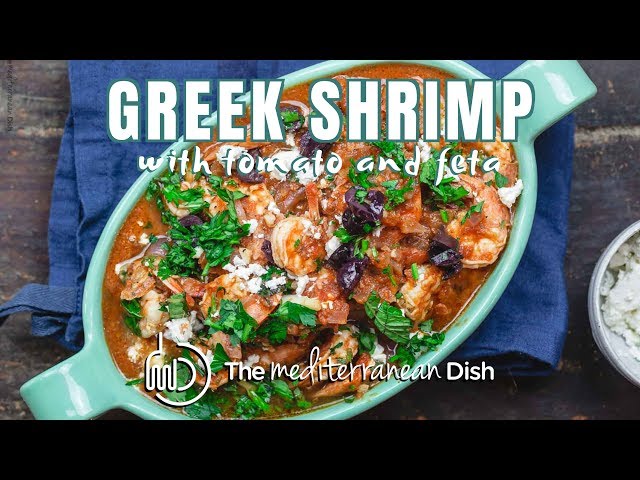 Greek Shrimp with Tomato and Feta | The Mediterranean Dish