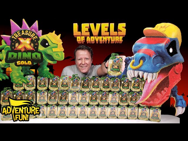 12 Treasure X Dino Gold Minis Series 2! Collector’s Rare Dinosaur T-Rex AdventureFun Toy review!