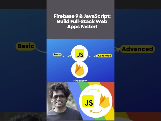 Firebase 9 & JavaScript: Build Full-Stack Web Apps Faster!