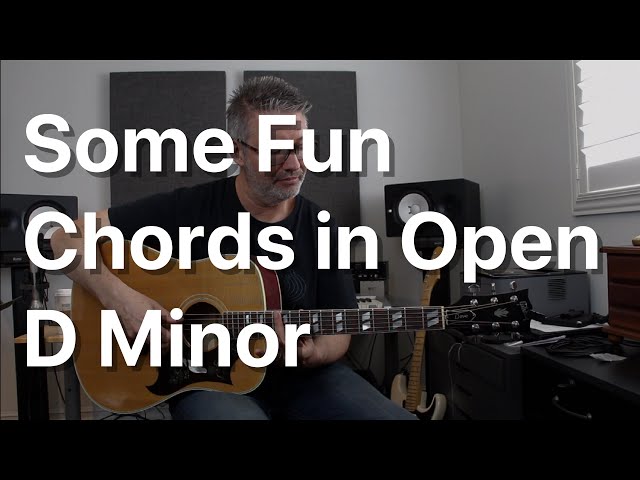 Some Fun Chords in Open D Minor | Tom Strahle | Pro Guitar Secrets
