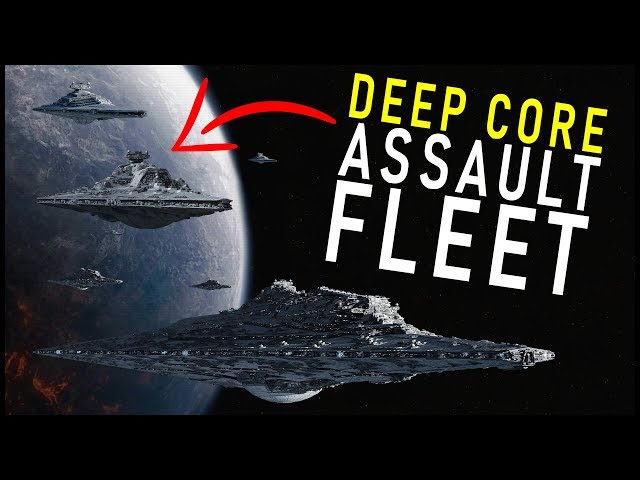 Palpatine's HUGE Core Assault Fleet (12+ Super Star Destroyers)... and it's destruction | Star Wars