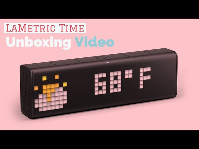 Smart Clock ⏰ LaMetric Time Unboxing 🕔 Wi-Fi Clock for Smart Home 🏠