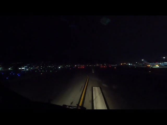Landing At Night In Burbank, CA - BUR