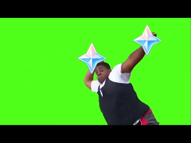 dori theme but it's low quality slow & reverb dancing on a green screen