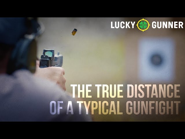 The True Distance of a Typical Gunfight