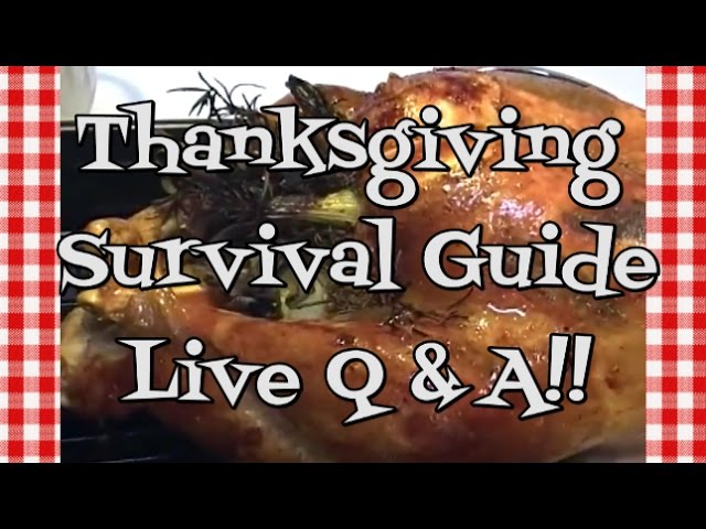 Thanksgiving Survival Guide ~ Live Q & A ~ Noreen's Kitchen