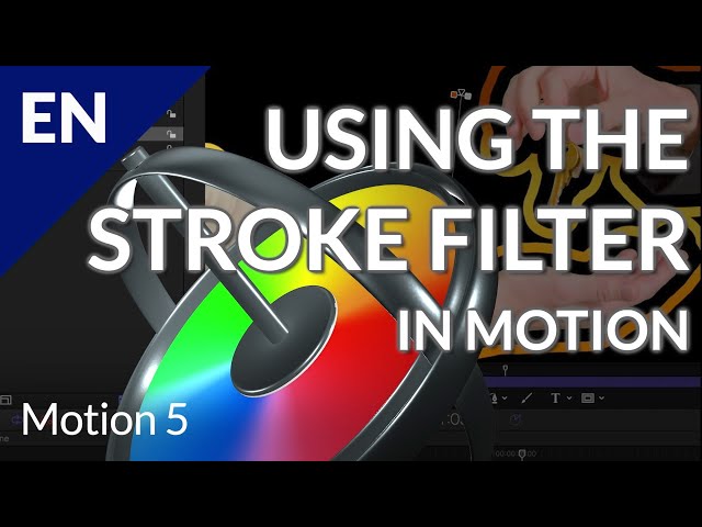 Using the Stroke Filter in Motion 5