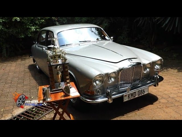Overall Winner of the 2023 Africa Concours d’Elegance, Nairobi. The magnificent 1967 Jaguar 420.