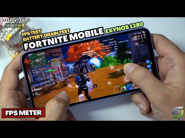 Samsung Galaxy A54 5G Fortnite Gameplay | Exynos 1380