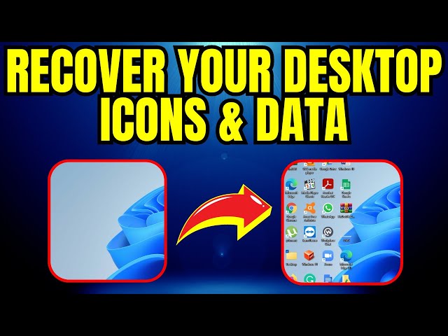 Desktop Icons Not Showing Windows 10 & 11 || Show & Hide or Restore Missing Desktop Icons