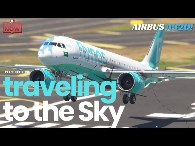 Very SCARY BIG Airplane Landing!! Airbus A320 Flynas Landing at La Guardia Airport