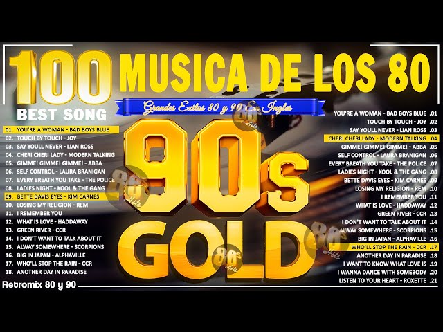 Musica De Los 80 y 90 En Ingles - Clasico De Los 1980 En Ingles - Retro Mix 80s En Inglés