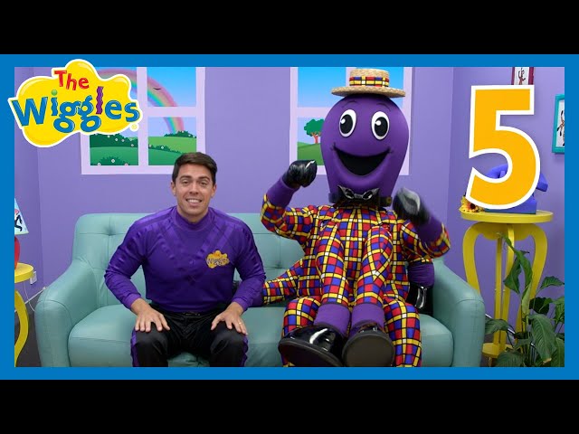 Johnny Works with 5 Hammers 🔢 Counting Songs with John Wiggle and Henry the Octopus🐙 The Wiggles 💜