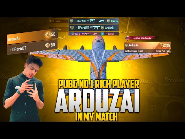 I Killed PUBG RICHEST PLAYER Arduzai In Ace Lobby 😱 Smuk Op | PUBG MOBILE