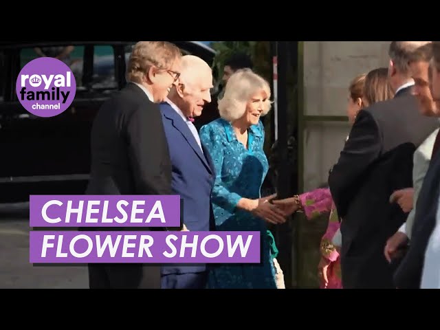 King and Queen Attend The Chelsea Flower Show