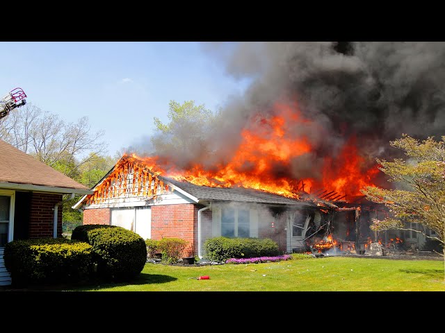 FULLY INVOLVED STRUCTURE FIRE Lakewood New Jersey 5/2/24