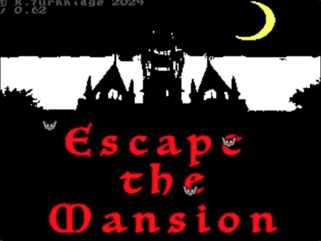 Escape the Mansion - graphical adventure engine