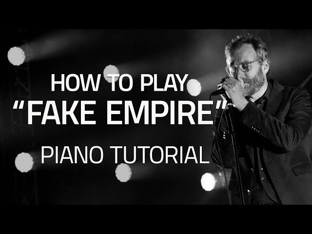 How To Play "Fake Empire" By The National (Beginner Piano Lesson)