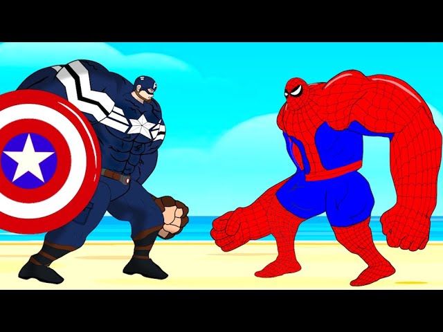 Evolution of SPIDER-MAN Vs Evolution of CAPTAIN AMERICA : Who Is The King Of Super Heroes ?