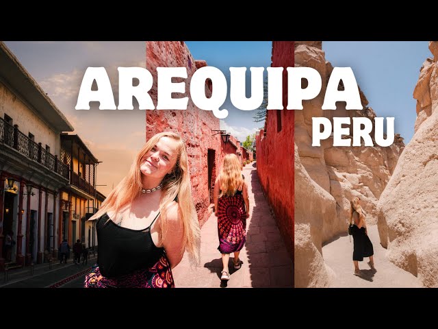 Arequipa 🇵🇪 Fun things to do & where to eat | Peru travel vlog