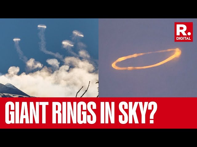 Giant Smoke Rings In The Sky: Europe's Biggest Volcano Is Blowing Perfect Smoke Rings | Mount Etna