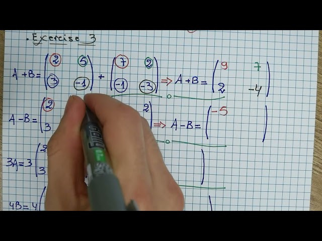 Algebra 2•Matrices | Exercise 3