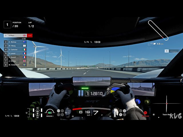Gran Turismo 7 - Dodge SRT Tomahawk X VGT - Cockpit View Gameplay (PS5 UHD) [4K60FPS]