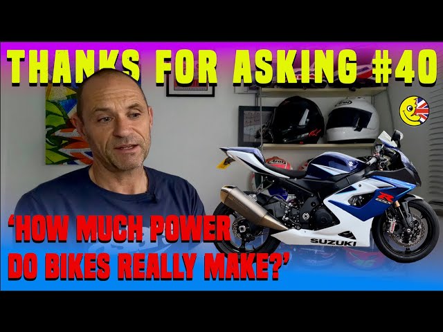 Thanks for asking: How much power do bikes actually make? Does club racing ruin trackdays and more…