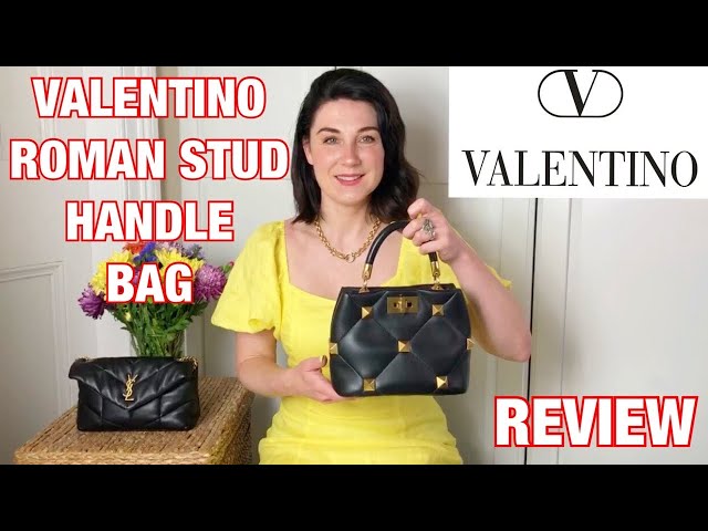 VALENTINO Roman Stud Small Handle Bag: Review, What Fits and Mod Shots