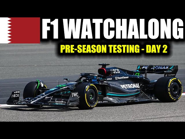🔴 F1 Watchalong - Pre-Season Testing - Day 2 Last Hour