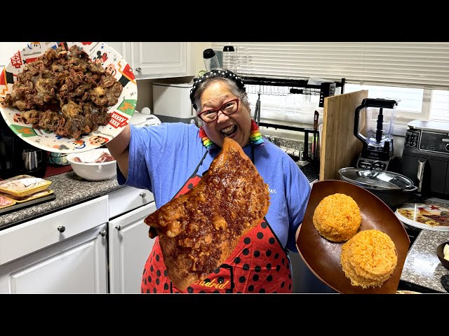 Chicharron Bulaklak & Crispy Lechon Pork Belly with Java Rice | Home Cooking with Mama LuLu