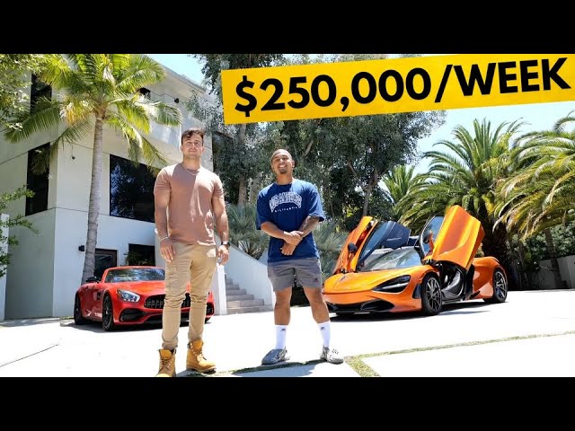 Meet the 24 year old who makes $250,000 Per Week! (Mansion Tour)