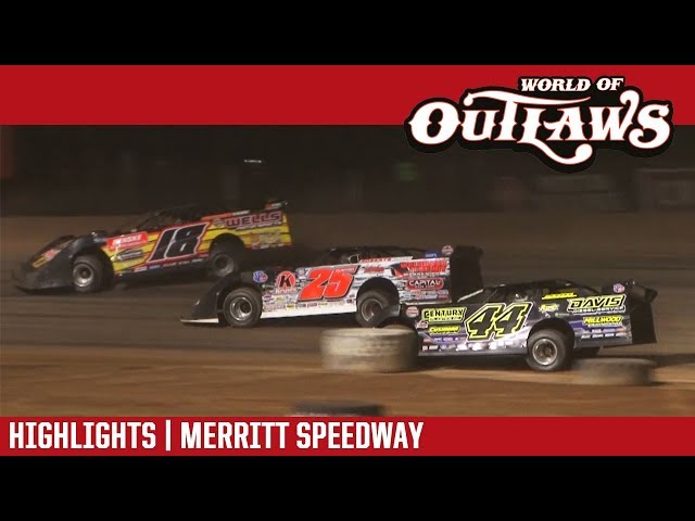 World of Outlaws Craftsman Late Models Merritt Speedway August 27, 2017 | HIGHLIGHTS