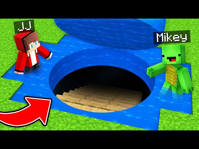 JJ and Mikey Found The SECRET ROUND PASSAGE inside WATER in Minecraft Maizen!
