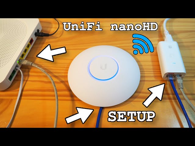 UniFi nanoHD Access Point • Unboxing, installation, configuration and test